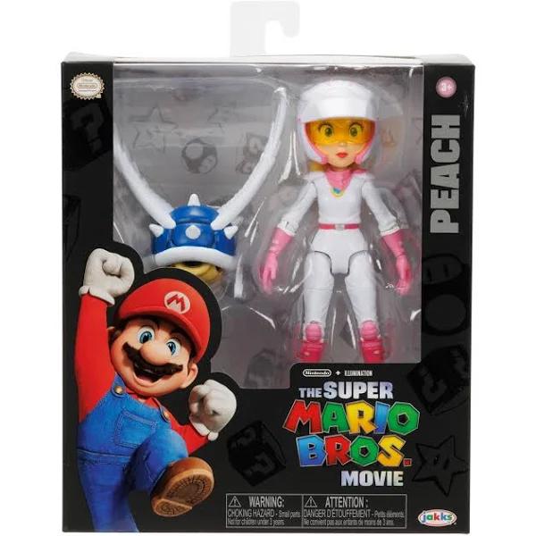 Jakks Pacific Super Mario Bros Movie 5 Inch Racing Peach Action Figure