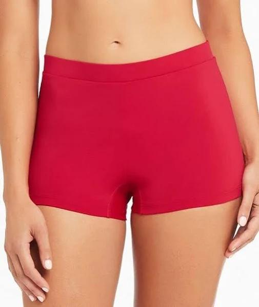 Sea Level Eco Essentials Katie Boyleg Swim Pant - Red - 12