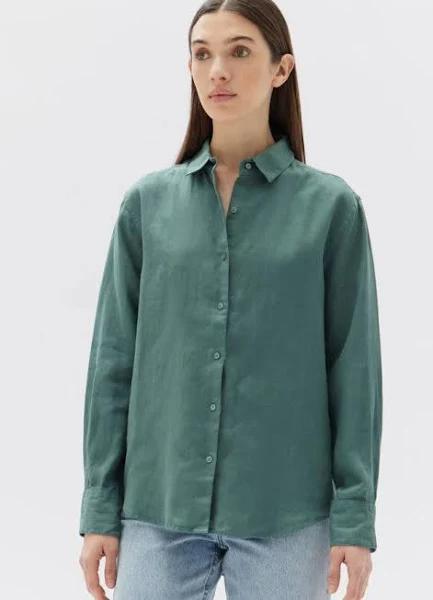 Xander Long Sleeve Shirt - Lagoon, 6