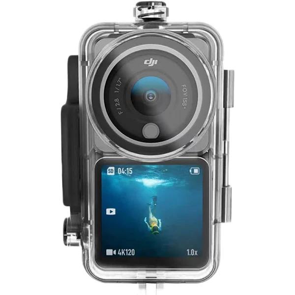 FitStill Waterproof Housing For DJI Osmo Action2 Camera, 45m Diving Protective Shell Case Underwater Accessories Kit