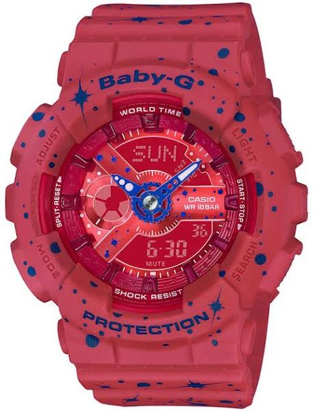 G-Shock GA2200SKL-4A Sound Wave Red Mens Watch