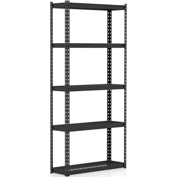 Giantex 5-Tier Garage Shelving Unit 183 x 30cm Storage Racks Height Adjustable Display Shelves Warehouse Home