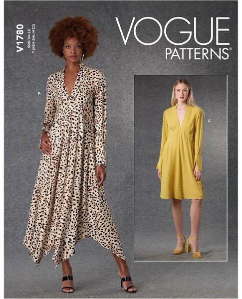 Vogue Pattern V1780 Misses Dress ZZ (L-XL-XXL)