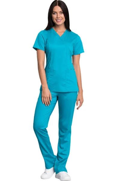 Cherokee Revolution Tech WW235AB Scrubs Pant Women Ciel Blue