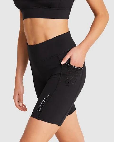 Rockwear Asana Pocket Bike Shorts in Black 8