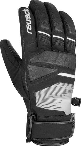 Men Ski Gloves Reusch Storm R-Tex XT 2022/23, White-Black | 9