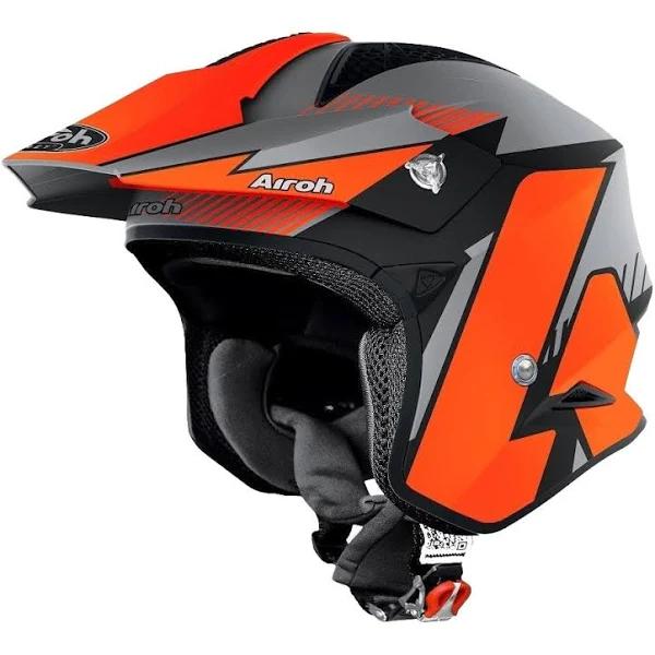 Airoh TRR S Pure Helmet Orange Matt