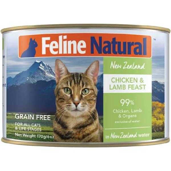 Feline Natural Chicken and Lamb Wet Cat Food 170g