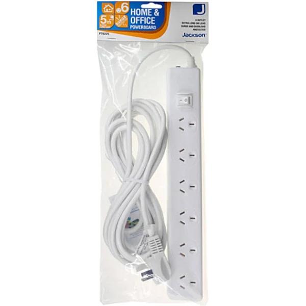 Jackson 6 Outlet Powerboard - 5m