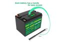 12V 60Ah Deep Cycle Lifepo4 Lithium Battery Rechargeable