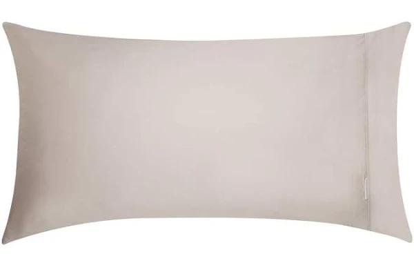 Logan & Mason 400TC Cotton Sateen Pillowcase (Linen) - Standard