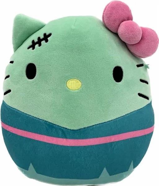 Squishmallows Sanrio Halloween Hello Kitty Franken Kitty 8 Inch Plush