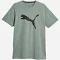 Puma Train Favourite Heather Cat Tee XL / Eucalyptus Heather