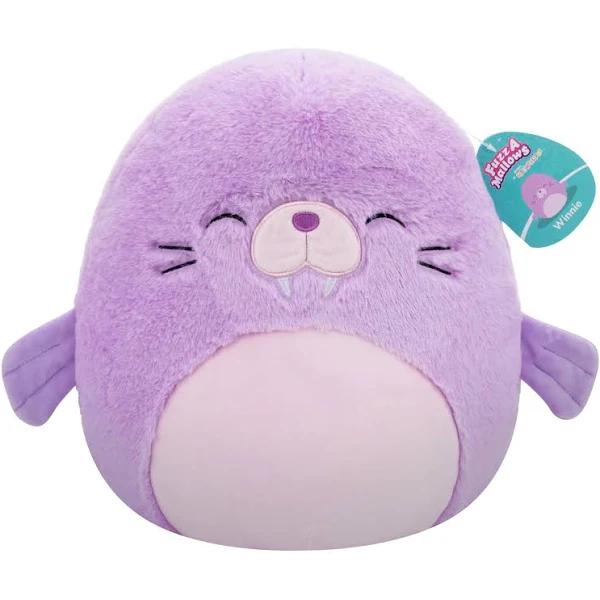 Squishmallows - Winnie The Purple Walrus - Fuzzamallows -12 Inch Plush