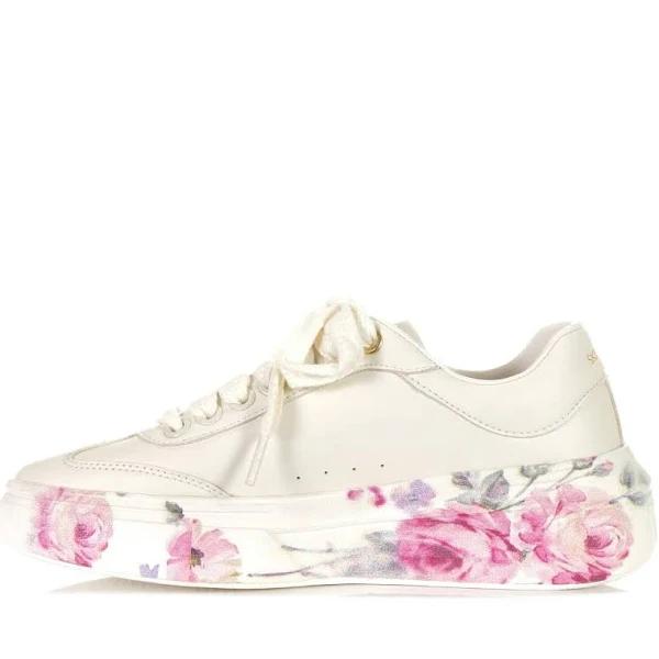 Skechers Womens Cordova Classic Painted Florals Comfortable Shoes - Natural - 7 US - AfterPay & zipPay Available