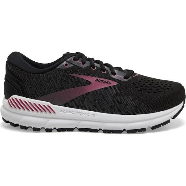 Brooks Addiction GTS 15 Womens Wide, 11 / BLACK/EBONY/MAUVEWOOD 088