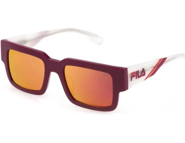 Fila SFI314 6Y6X Men's Sunglasses Burgundy Size 51