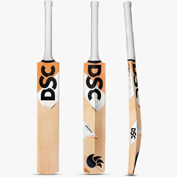 DSC Krunch 44 Cricket Bat for Men | Color: Beige & Orange | Size: Short Handle | Material: Kashmir Willow - AfterPay & zipPay Available