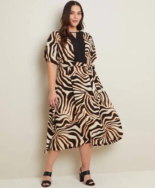 Autograph Elbow Sleeve Maxi Dress