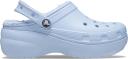 Crocs Classic Plataform Lined Clog Light Blue Women - 37-38