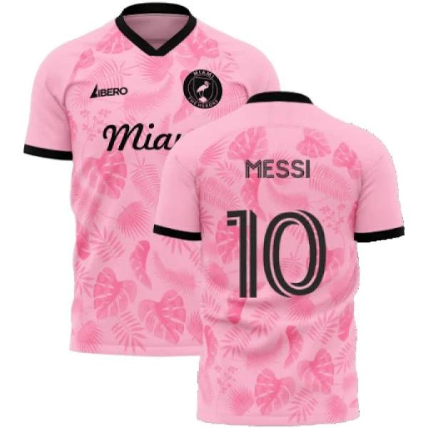 Miami 2024-2025 Home Concept Kit (Libero) (Messi 10) Men's Pink Inter Miami Made By: Libero Sportswear