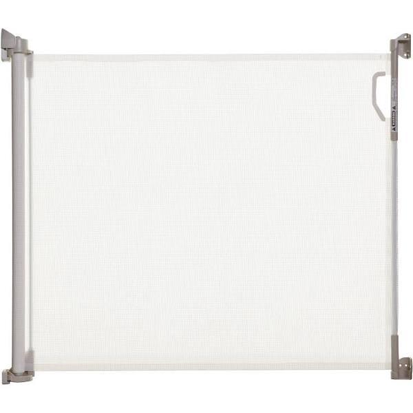 Dreambaby 55 Inch Indoor/Outdoor Retractable Gate - White