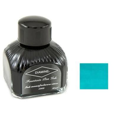 Diamine 80ml Marine Fountain Pen Ink Bottle