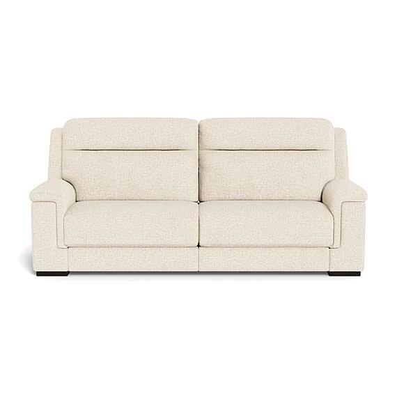 Barret Fabric Electric Recliner Sofa Ivory by Freedom