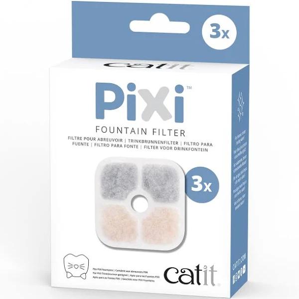 Catit Pixi Cat Fountain Filter Cartridge 3 Pack