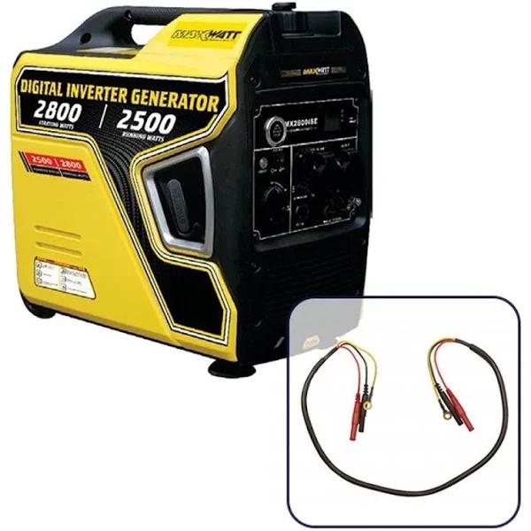 Maxwatt 2800W Petrol Inverter Generator with Electric Start