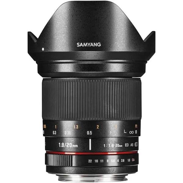 Samyang 20mm F1.8 Ed As UMC (Canon) Lens