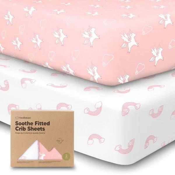 Keababies Soothe Fitted Crib Sheet Dreamland