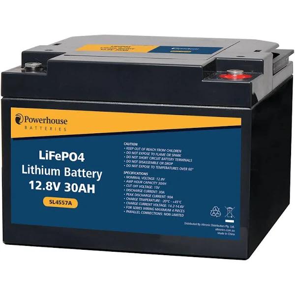 Powerhouse 12V 30Ah Lithium Lifepo4 Battery M6/F8