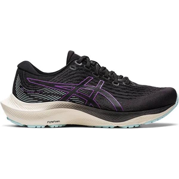 ASICS Women's Gel-Kayano Lite 3 - Running Shoes - Black/Cyber Grape 11