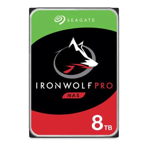 Seagate 8TB IronWolf Pro 7200 RPM SATA III 3.5 Internal NAS HDD ST8000NT001