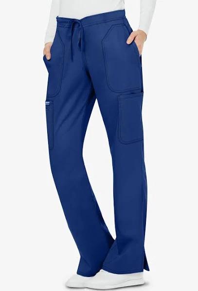 Cherokee Workwear Revolution Drawstring Cargo Scrub Pants - 5x - Galaxy Blue