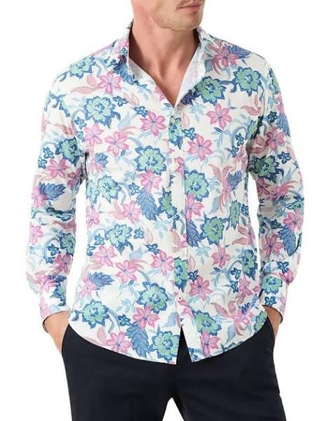 Taggart Floral Shirt - Multi - Size:S - M.J.Bale