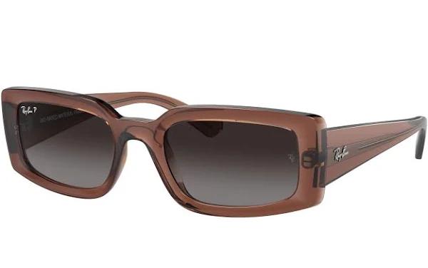 Ray-Ban Kiliane RB4395F | Transparent Brown/Grey Gradient Polarised Lenses