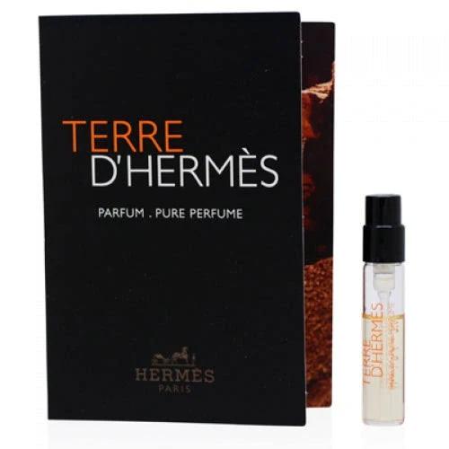 Terre D'Hermes For Men Parfum Spray Vial On Card by Hermes