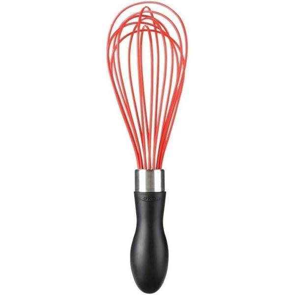 OXO Good Grips Better Silicone Whisk (Red, 9-Inch)