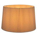 Florabelle XXL Drum Lamp Shade - Light Natural Linen - Linen Lamp Shade with E27 Fixture