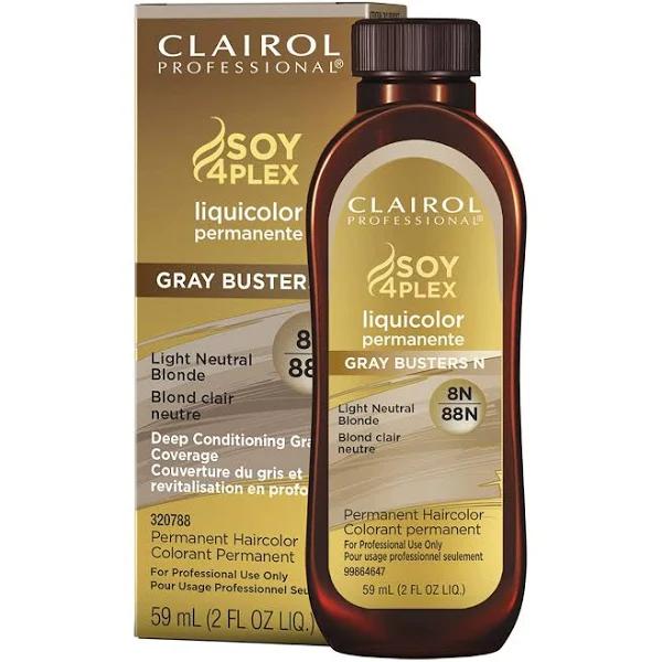 Clairol Soy4Plex Liquicolor Permanent Hair Color 2 oz 8n/88n Light Neutral Blonde