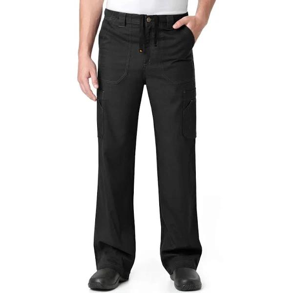 Carhartt Scrubs Men's Tall Ripstop Multi-Cargo Pants - S - Black