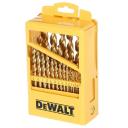 DeWalt Titanium Nitride Coated Drill Bit Set with Pilot Point, 29-Piece (DW1369)