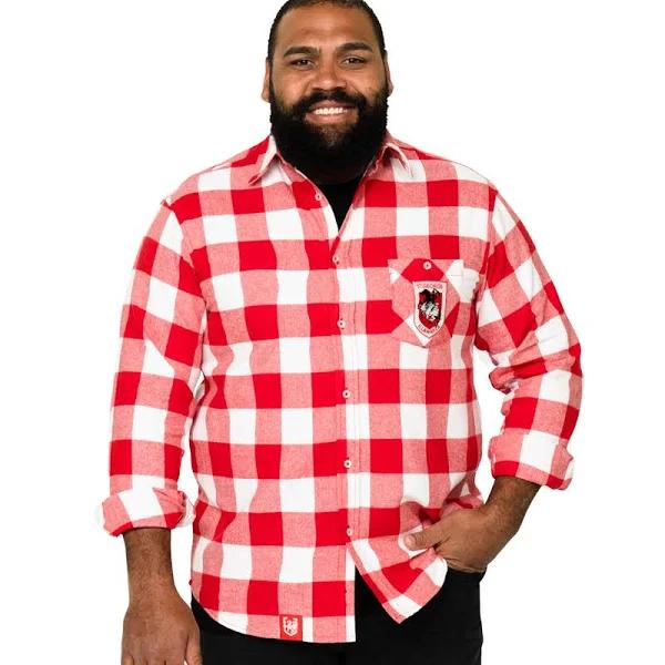 St. George-Illawarra Dragons 'Lumberjack' Flannel Shirt 5XL