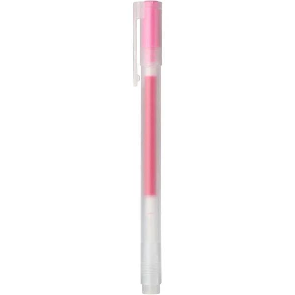 MUJI PP Gel Ink Pen 0.5mm - 5 Types Pink Pink