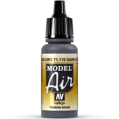 Vallejo Acrylic Paint Model Air US Dark Grey 17ml