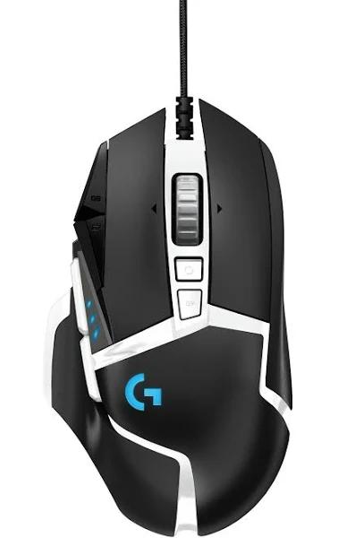 Logitech G502 Special Edition Hero USB RGB Led Black & White Programmable Gaming Mouse