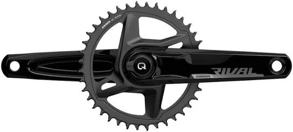 SRAM Rival 1x AXS D1 Quarq Dub Wide 165mm 40T Road Power Meter