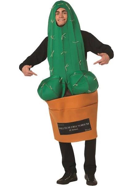 Happy Cactus Tunic Desert Plant Mexican Fiesta Funny Stag Adult Mens Costume